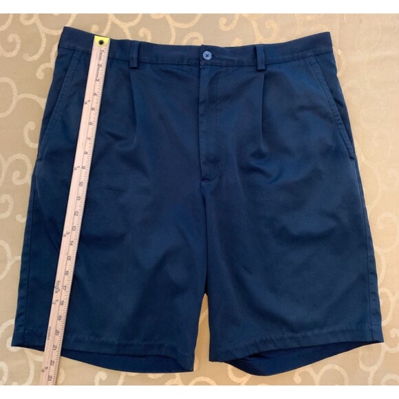 Nike Golf Shorts Mens 36 Pleated Dri Fit Relaxed Performance Outdoor Black - Picture 3 of 8